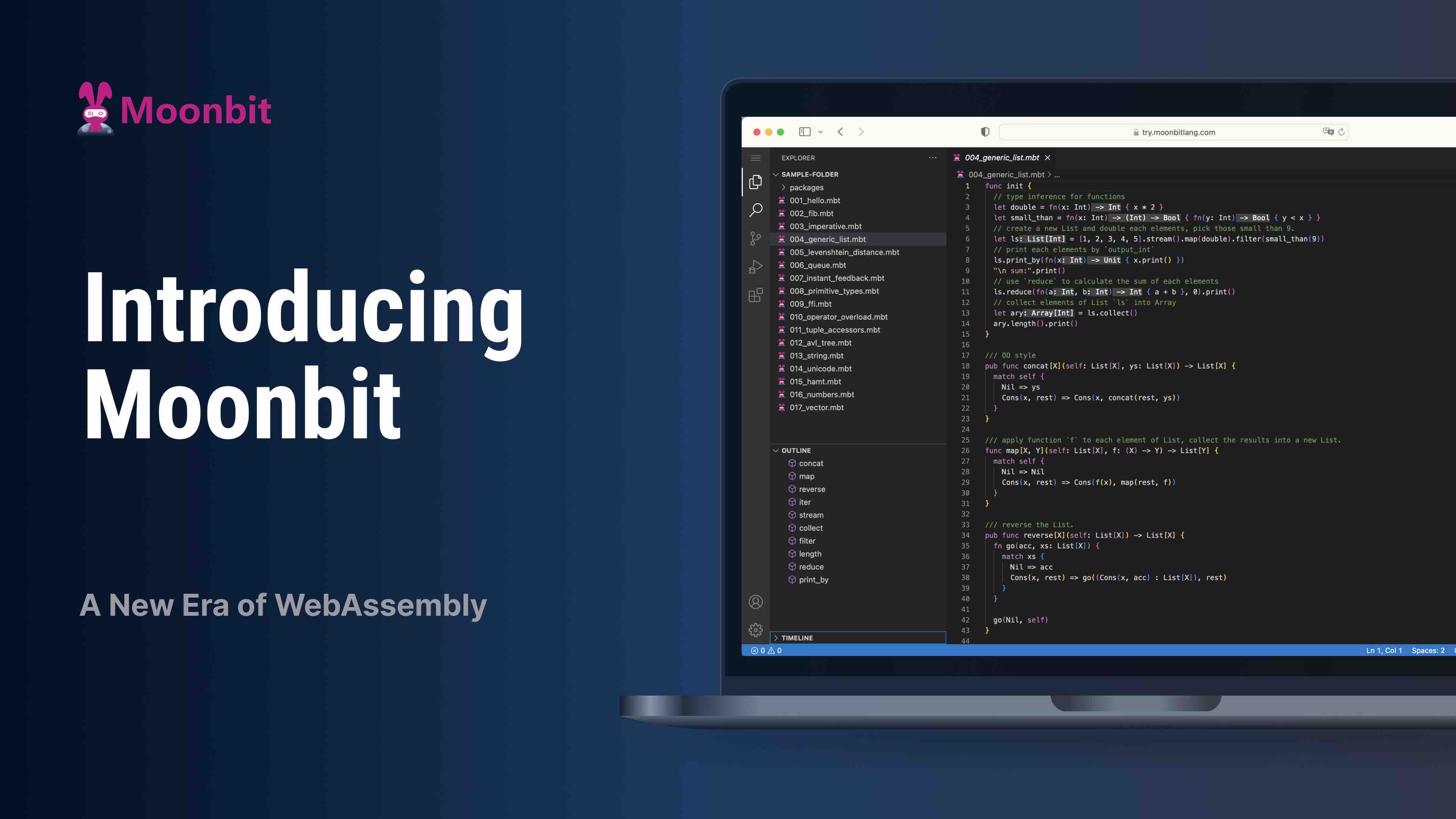 MoonBit: 面向 WebAssembly 的快速、简洁、用户友好的语言