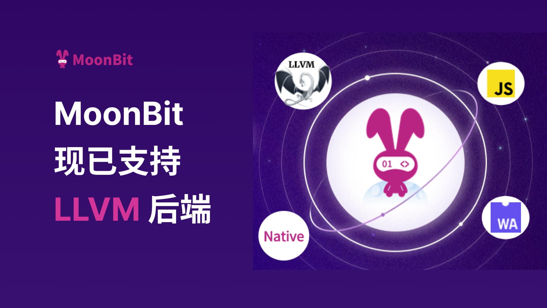 MoonBit成为北大编程课程语言；LLVM后端同步发布