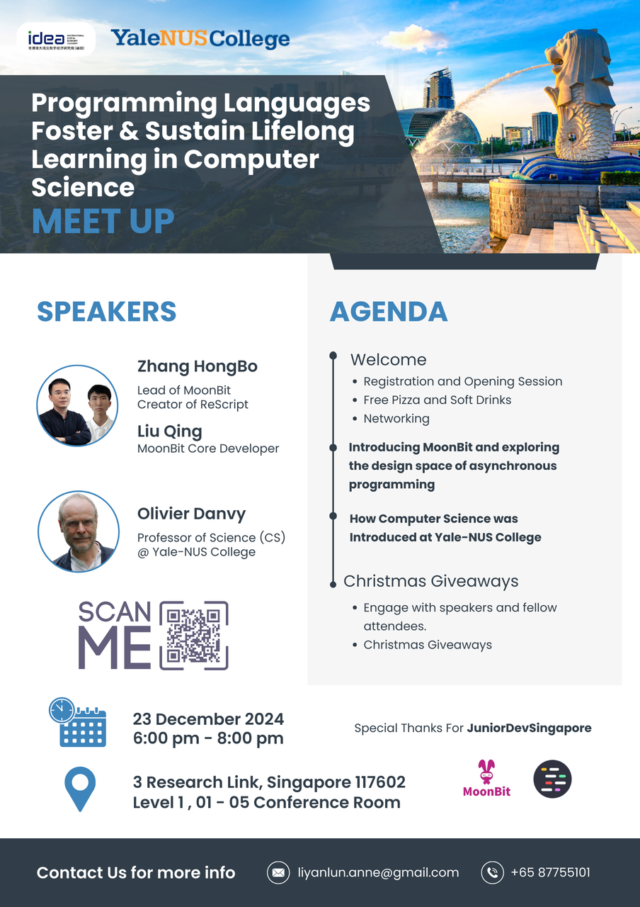 海外Meetup (12.22-12.23-新加坡)